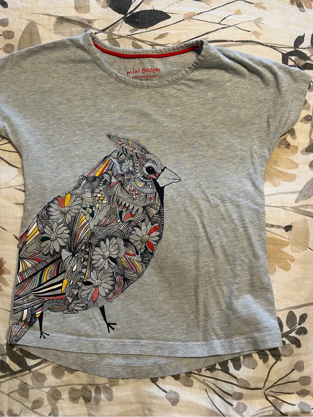 Mini Boden Bird tee